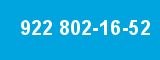 922 802-16-52 922 802-16-52